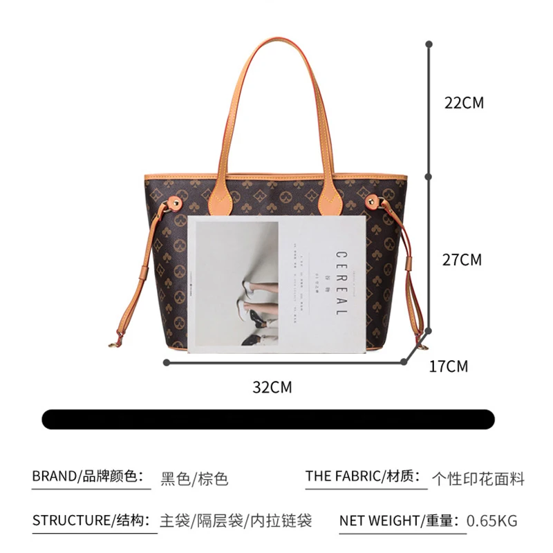 

White Women's Plaid Bag Fashion Luxury Designer New Purses Handbags 2 In 1 Brand 2021 Shoulder Female Shopper Tote Set Leather
