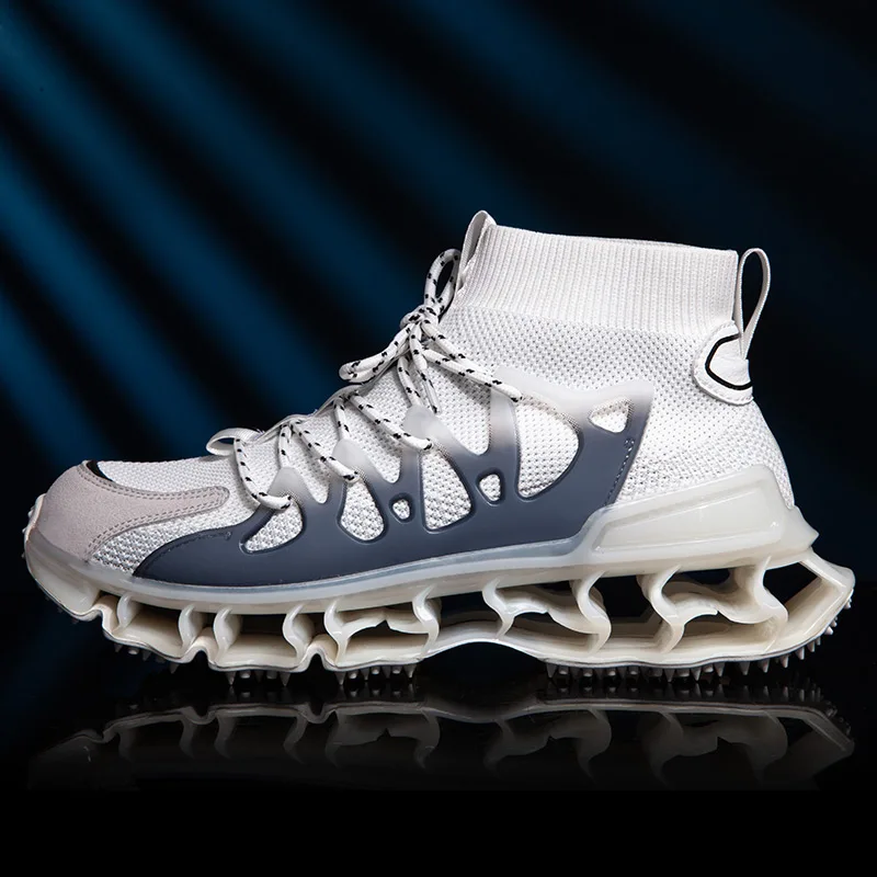 

Men Running Shoes Blade Cushioning Sport Shoes High Quality Flying Weaving Sneakers Breathable Trainers Outdoor Jogging Shoes