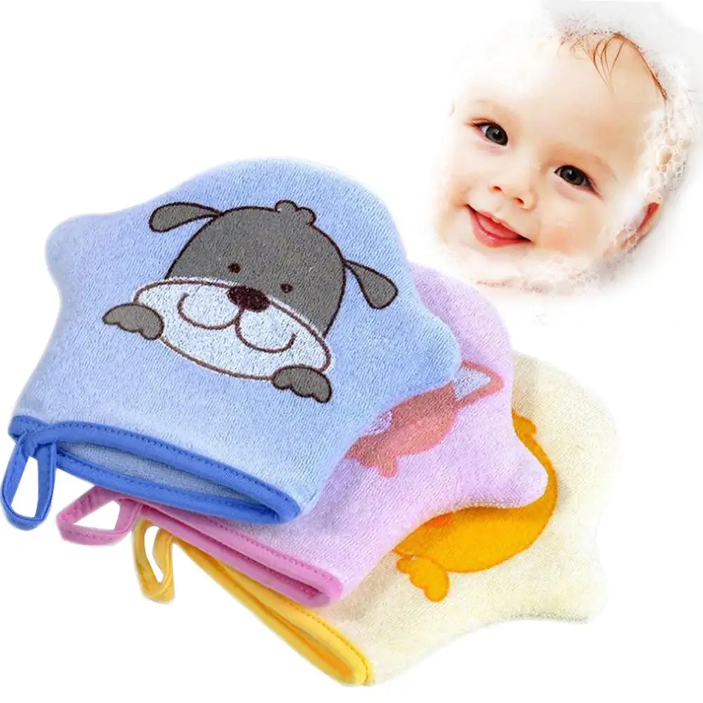 

Cotton Baby Bath Shower Brush Cartoon Super Soft Cute Animal Modeling Sponge Powder Rubbing Towel Ball for Baby Children 3 Color