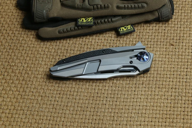 DICORIA ZT0999 тактический складной нож KVT подшипник M390 лезвие CF+ титановая ручка походные охотничьи уличные ножи для выживания EDC инструмент