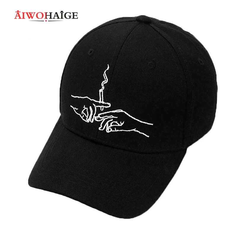 Мужская и Женская бейсбольная кепка с вышитыми руками дымом для гольфа