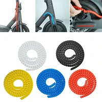 1m line organizer pipe protection spiral wrap winding cable wire protector cover tube for xiaomi m365pro electric scooters