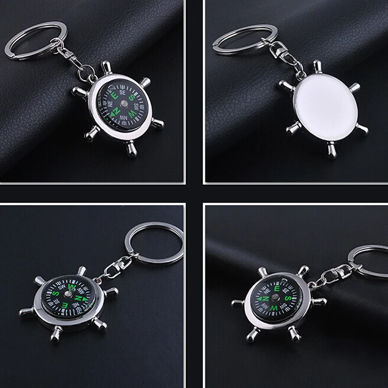 

1PCS Mini Traffic Light Car Key Ring Chain Classic 3D Keyfob Keychain Gift