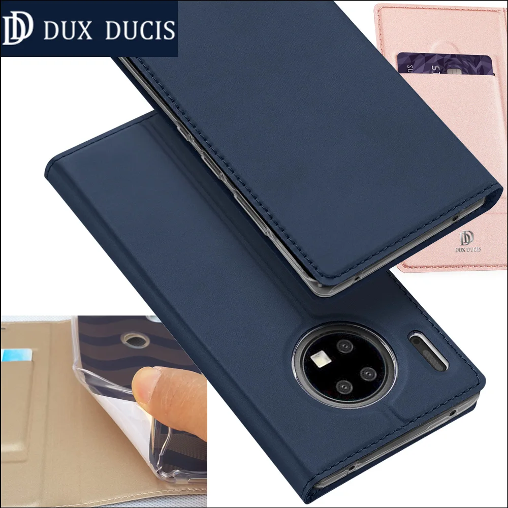Оригинальный DUX DUCIS чехол для huawei mate 30 Pro книга флип кожаный бумажник Coque