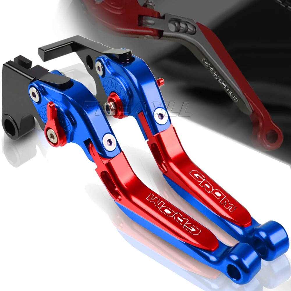 

For Honda GROM MSX125 MSX 125 2014-2017 2015 2016 Levers Adjustable Folding Extendable Brake Clutch Lever Accessories Aluminum