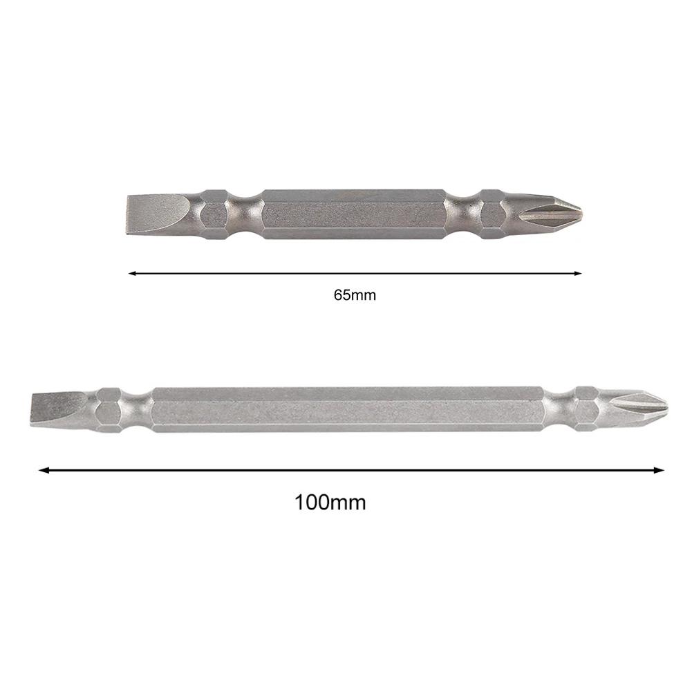 

Dropship Double-ended Screwdriver Bits S2 Alloy Steel Slotted Phillips Batch Heads Tough Easily Carrying Lightweight Tools