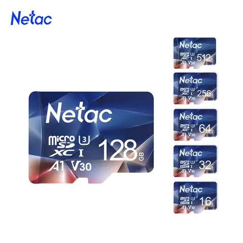 Карта памяти Netac A1, 64 ГБ, 32 ГБ, 16 ГБ