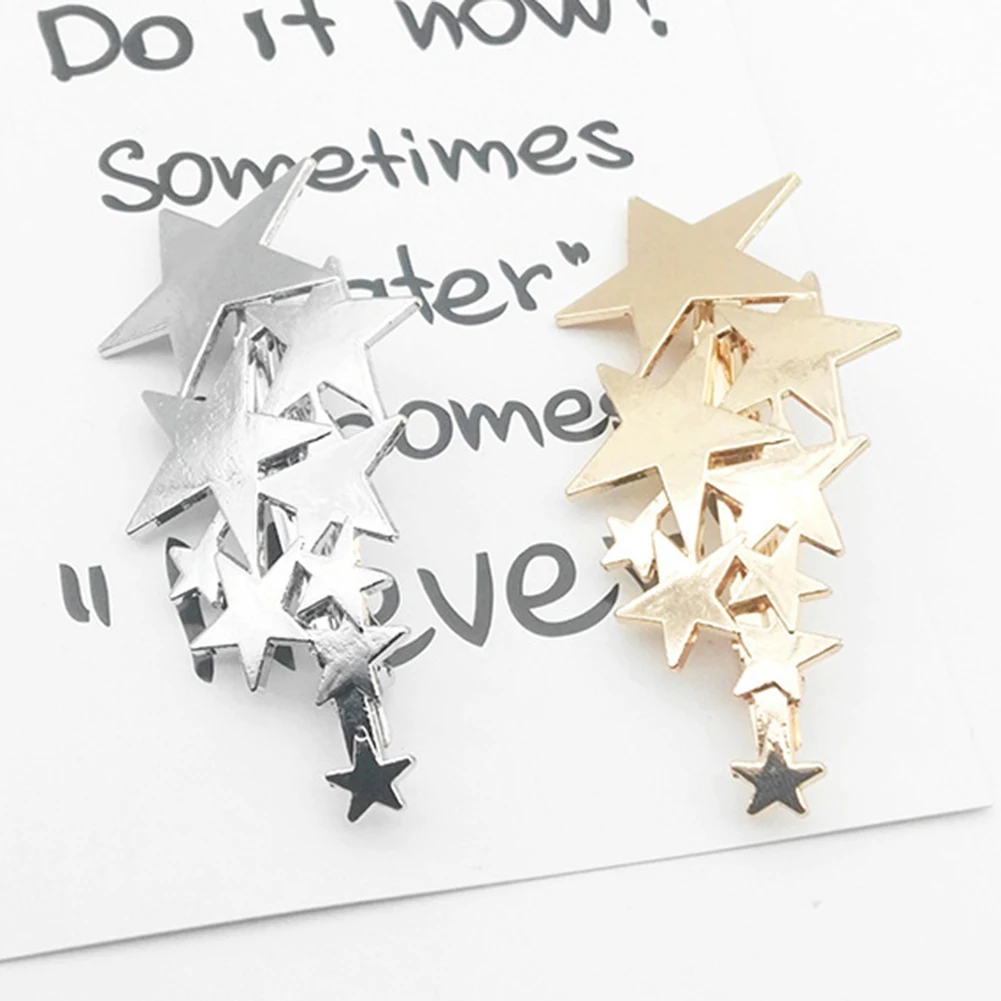 Новые модные женские заколки для волос с пентаграммой на весну заколка свадебной