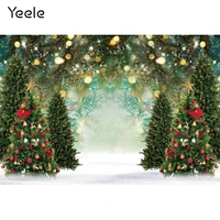 yeele christmas tree photography backdrop photocall glitter spots snow baby party decor background photographic for photo studio