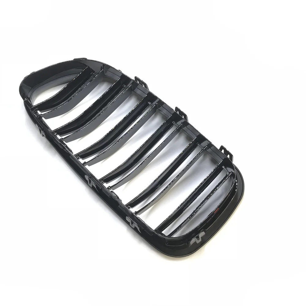 Одна пара автомобилей Стиль передний глянец Черный решетки для BMW F18 F10 2010 2016|black