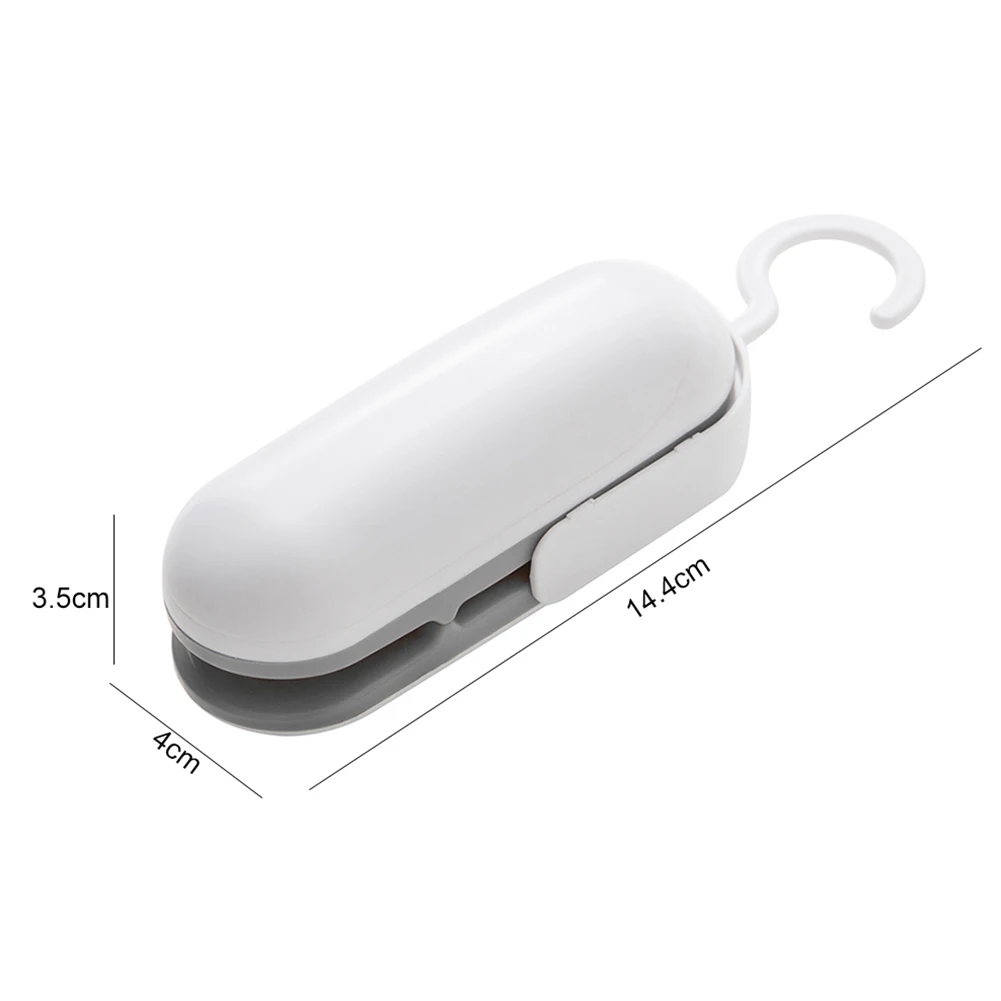 

Household Portable Mini Sealer Kitchen Plastic Heat Bag Food Snacks Bag Sealing Machine Food Packaging Gadgets with Clip
