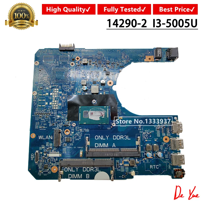 

CN-04KVKC 04 кейвикейси 4 кейвикейси материнская плата для ноутбука Dell Latitude 3460 3560 Материнская плата ноутбука 14290-2 85GK8 с i3-5005U 100% тестирование работ...