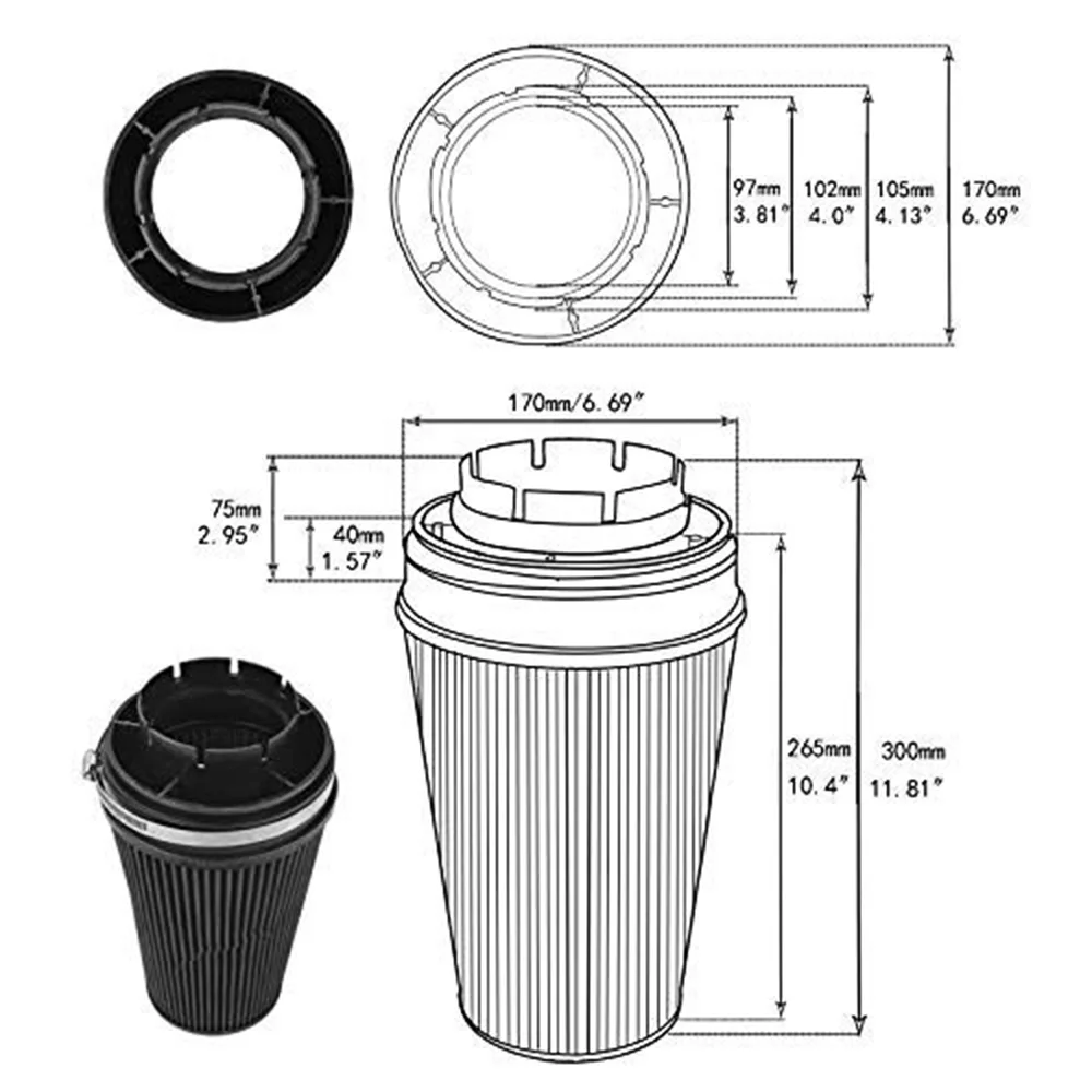 RASTP-Car 4 &quotсистема холодного воздухозаборника тепловой щит для GMC Chevy V8 4.8L 5.3L 6.0L Sierra