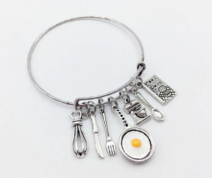 Кофемашина взбиватель столовый нож Вилка Ложка поварская книга Подвеска Амулет