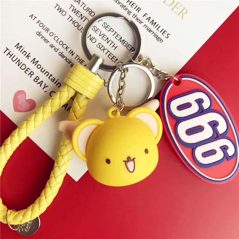 

2021 Fashionable And Delicate Key Chain Korean Lovely Backpack Creative Car Keyring Fashion Pair Of Keychains Gift For Lover