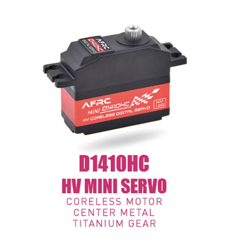 1PCS AFRC Mini D1410HC 25g HV Coreless Digital Servo Remote Control Aircraft Spare Parts for RC Airplane Part | Игрушки и хобби