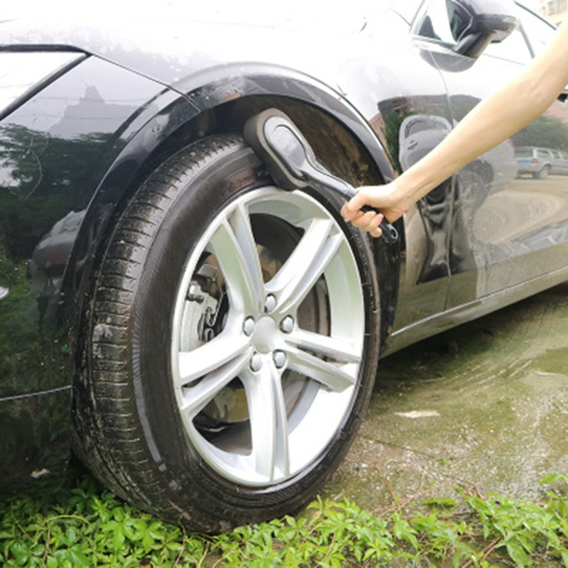 

Car Tire Wheel Wash Brush Long Handle Tire Wheel Waxing Detailing Polishing Sponge Washing Cleaning Brush Car Wash