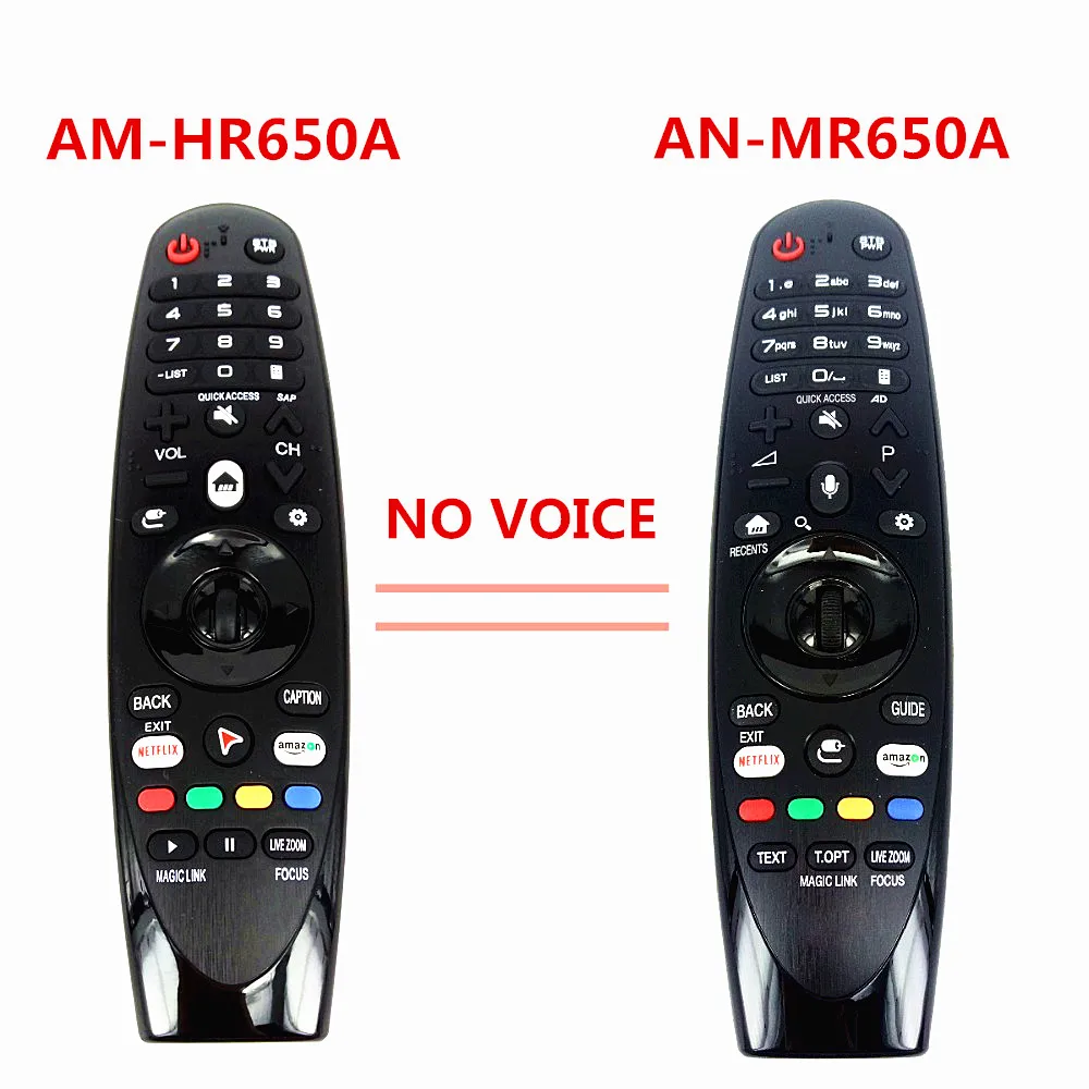 

New Replacement AM-HR650A For LG Smart TV AN-MR650A UJ63 Series 49UK6200 55UK6200 43UJ634V 55UJ620Y 2017 Smart TV Magic Remote