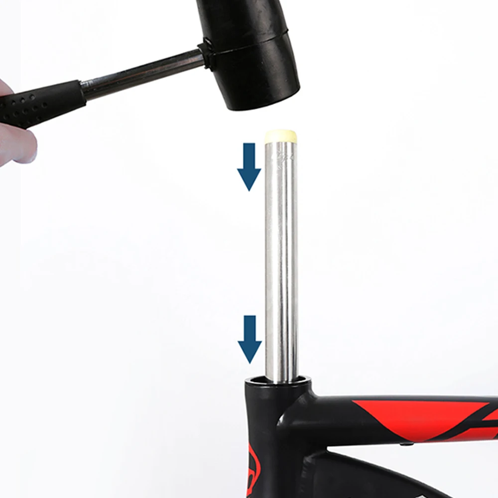 

MTB Road Bicycle Headset Press-in BB Tool Shaft Bowl Removal Tool Combination Stainless Steel Bearing Installation Repair Kit