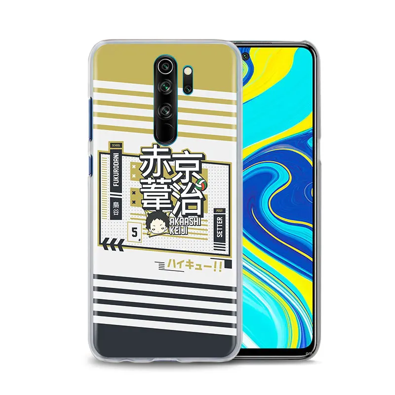

Nekoma Haikyuu Phone Case For Xiaomi Redmi Note 9S 10 Pro Max 9T 8 8T 9 Pro 8A 7 7A 9A 9C Hard PC Back Cover Shell Coque Capa