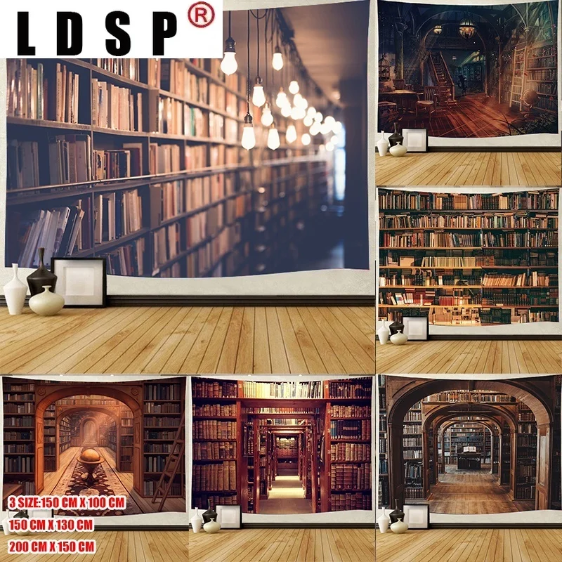 

Гобелен LDSP, настенная подвесная книжная полка для библиотеки, тканевый настенный фон, ткань, полотенце, пляжное тканевое одеяло, одеяло для ...