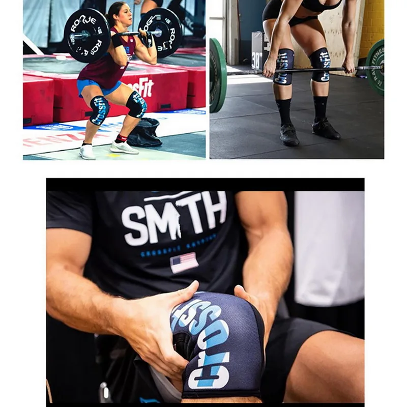 Неопреновые наколенники для тяжелой атлетики 7 мм компрессионные пауэрлифтинга