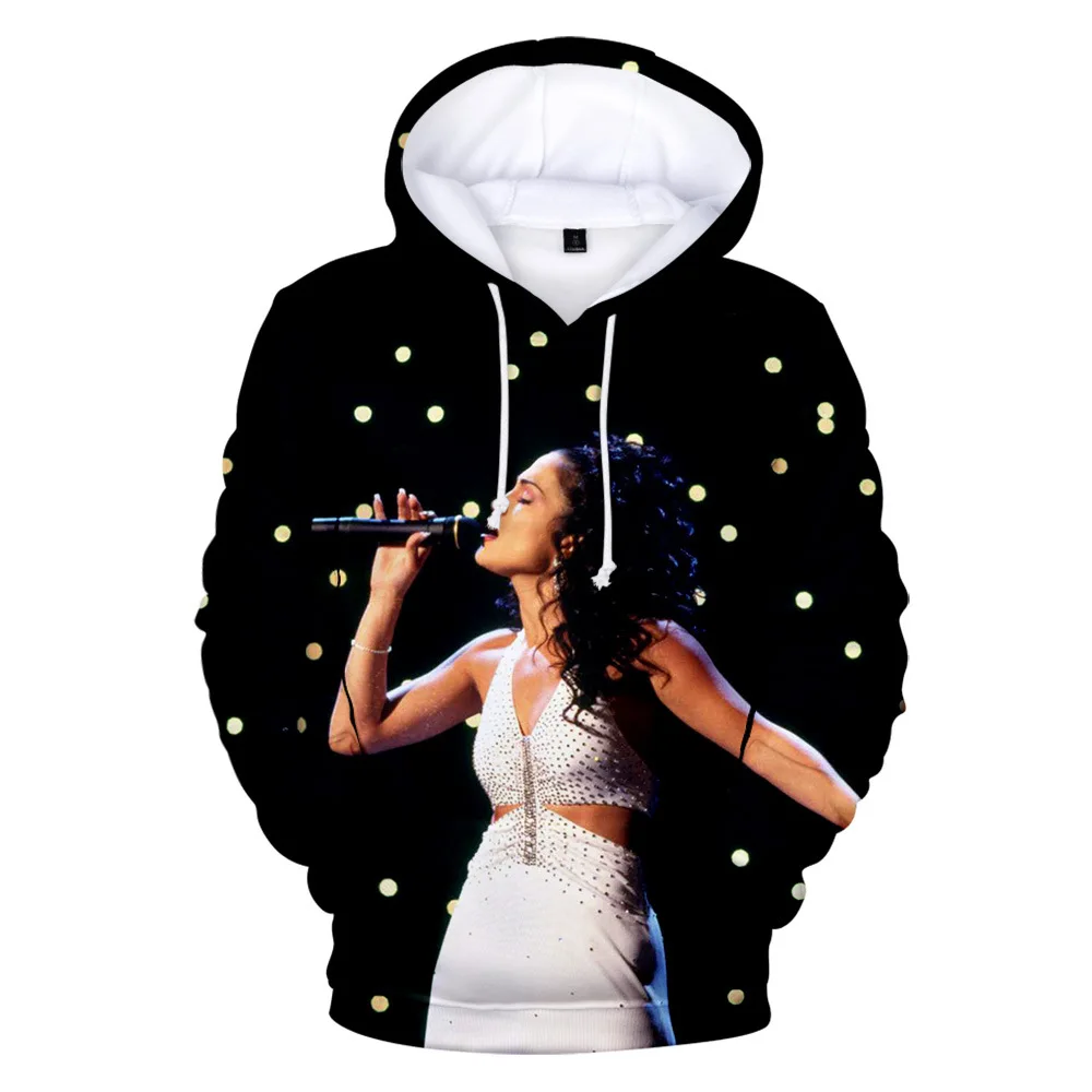 Супер звезда selena quintanilla толстовки для женщин Мода хип хоп трендовый Свитшот