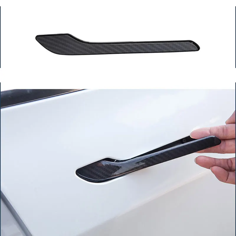 Накладка на дверную ручку автомобиля подходящая для Tesla Model 3 / Y 2016-2020 аксессуары