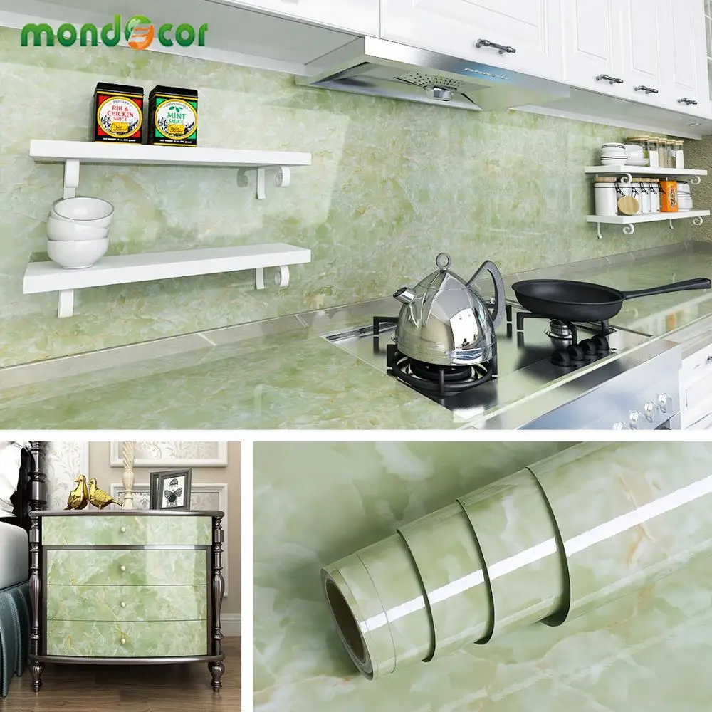 30 см ширина мраморная виниловая настенная бумага водонепроницаемая кухонная