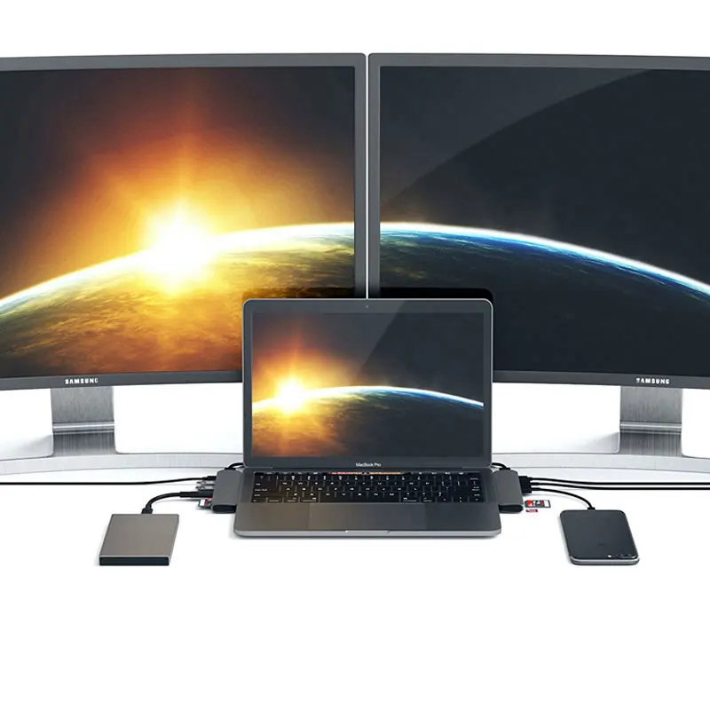 USB C концентратор для TF SD ридер 3 0 PD Thunderbolt адаптер MacBook New Pro Air 12 13 15 16 2020 A2289