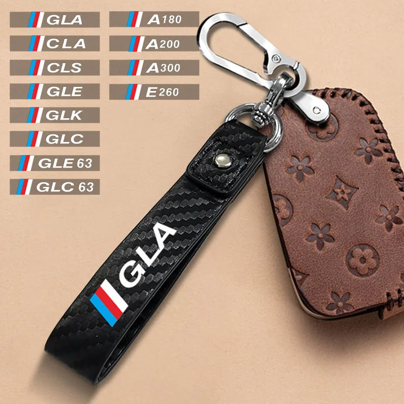 

Car Men Business Keyring Auto Trinket For Mercedess-Benzs Keychain CLA CES CLS SLK GLK CLK SLS CLG GLE GLC GLB EQC GLA GLS SLC