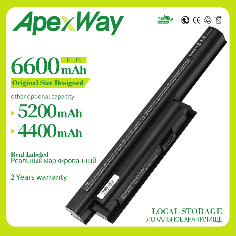 6600 мАч новый ноутбук Батарея для SONY VAIO BPL26 BPS26 VGP vgp BPS26A bps26 VPCEL15EC SVE141 SVE14A SVE15 SVE17|laptop