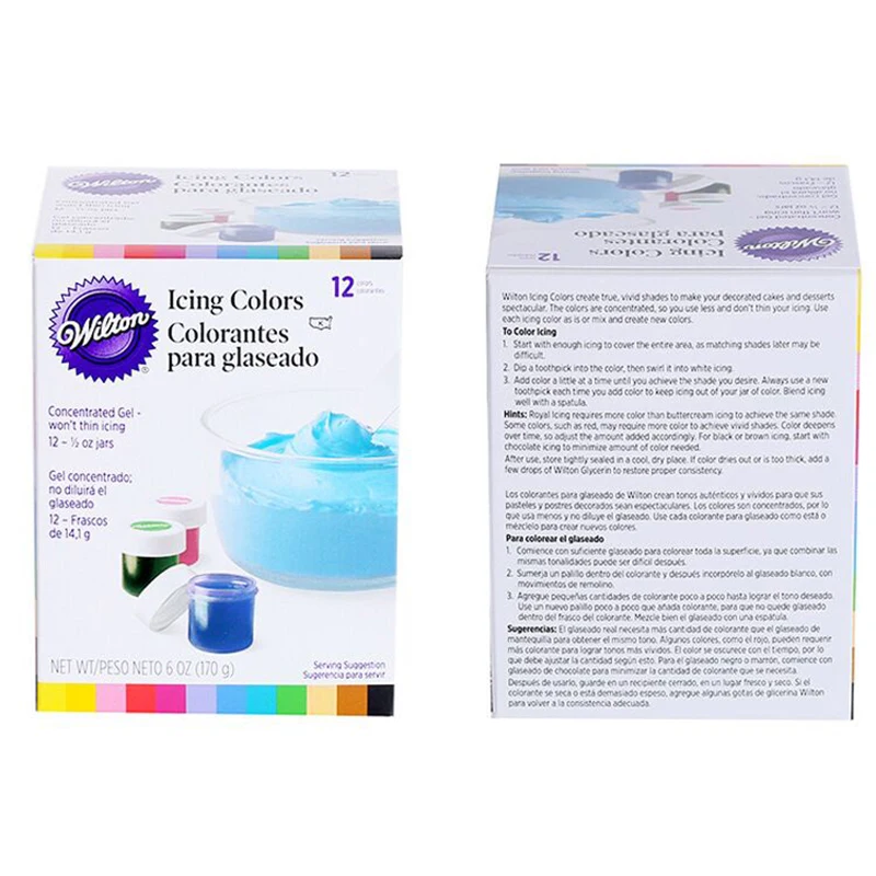 Пищевые красители 12 шт. на основе геля пищевая добавка для глазирования помадки