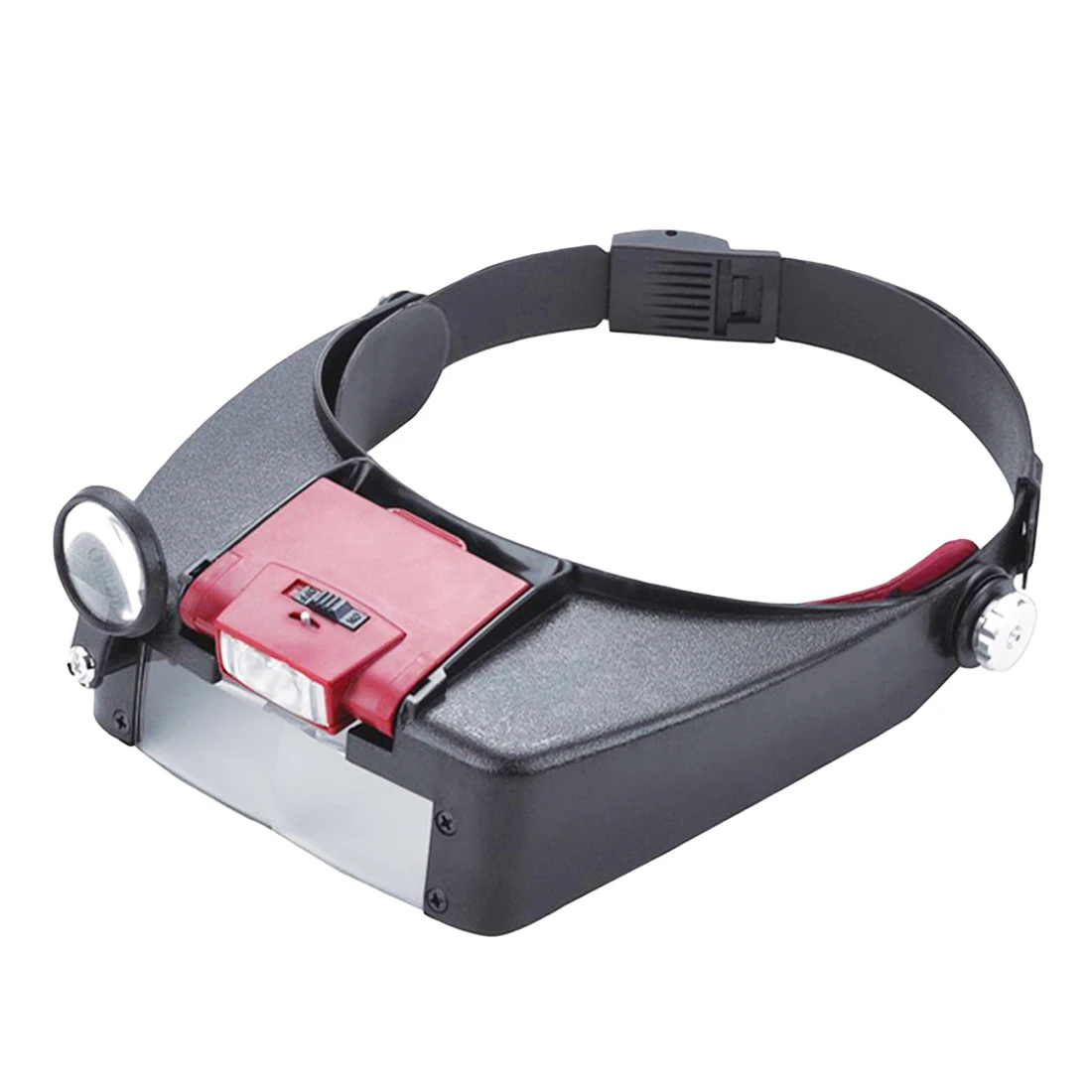 

FGHGF 1.5-10x Wearing Magnifier Glasses Magnifying Gl Helmet Style Headband Magnifying Glasses Reading or Repair Use
