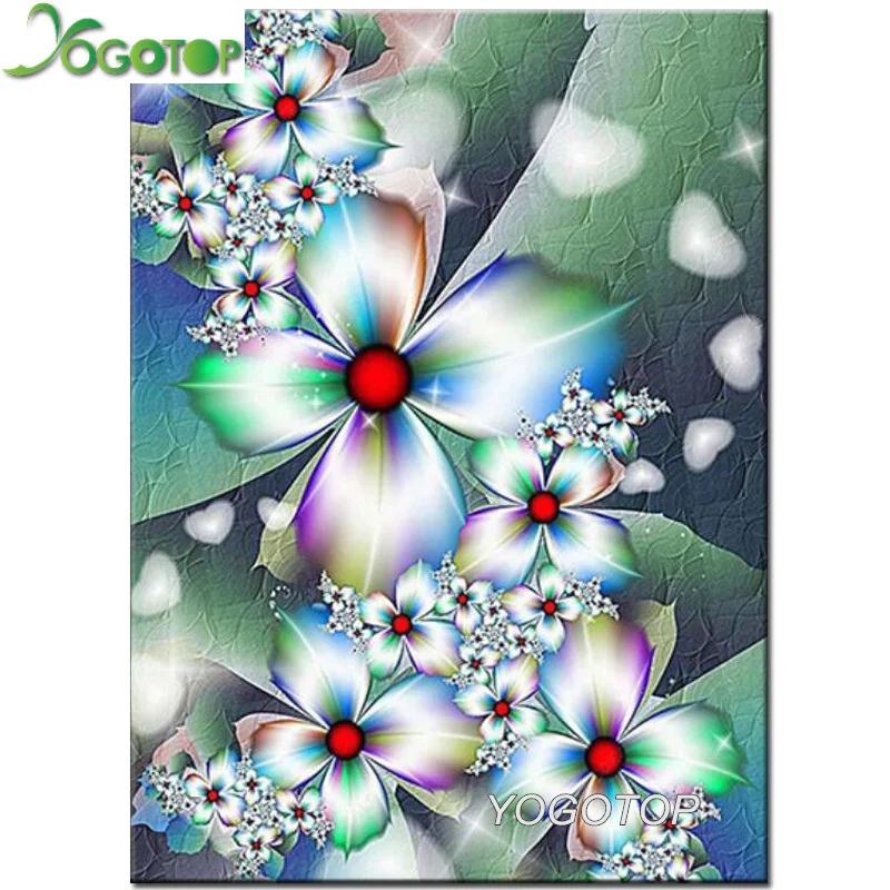Diy алмазная живопись с изображением цветка мандалы украшения дома комплект