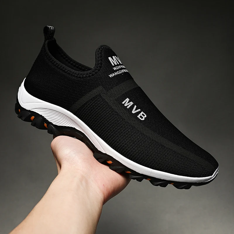 Men's Shoes Comfortable Casual Shoes Mesh Breathable Black Shoes Lightweight Driving Shoes Designer Loafers NonSlip sneakers men