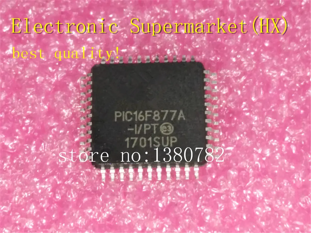 

Free Shipping 50pcs/lots PIC16F877A-I/PT QFP-44 New original IC In stock!