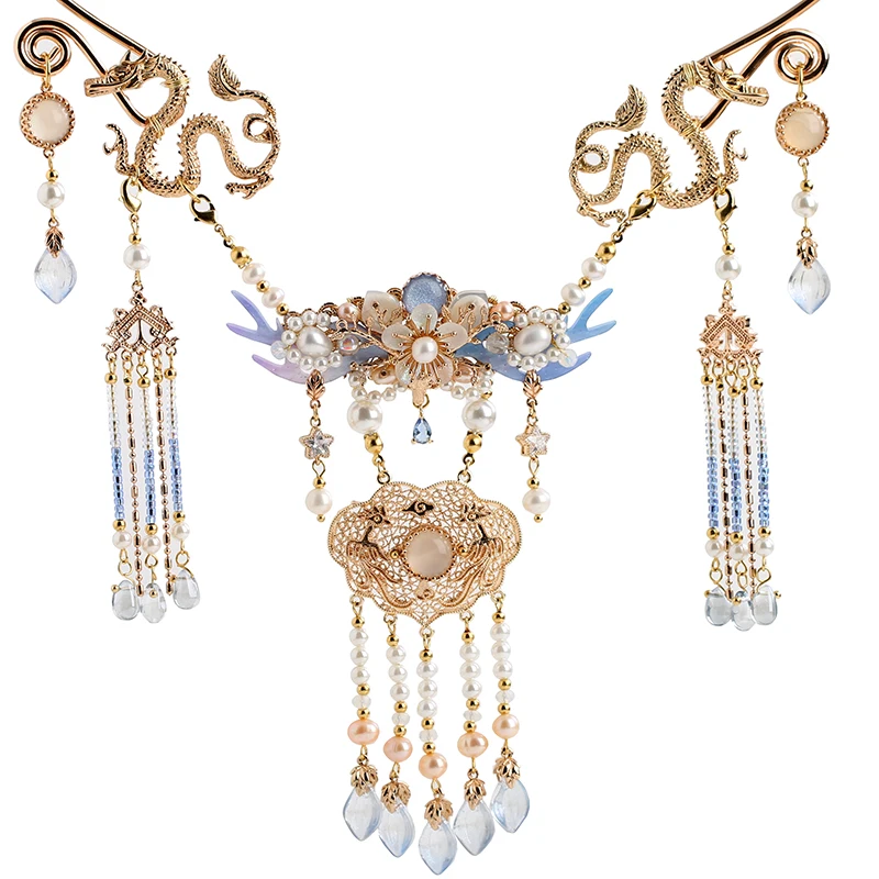 Женское колье ручной работы многофункциональное ожерелье в стиле старого дикого