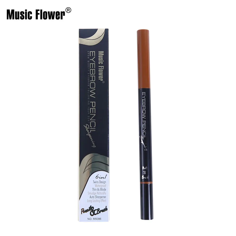 

Music Flower Waterproof Eyebrow Pencil 3 Colors Automatic Matte Eyebrow Pencil Waterproof Long-lasting