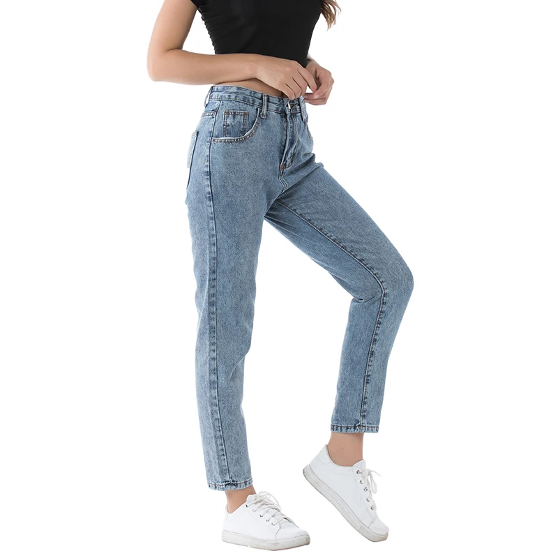 Женские джинсы с карманами повседневные брюки высокой талией и брызгами краски в