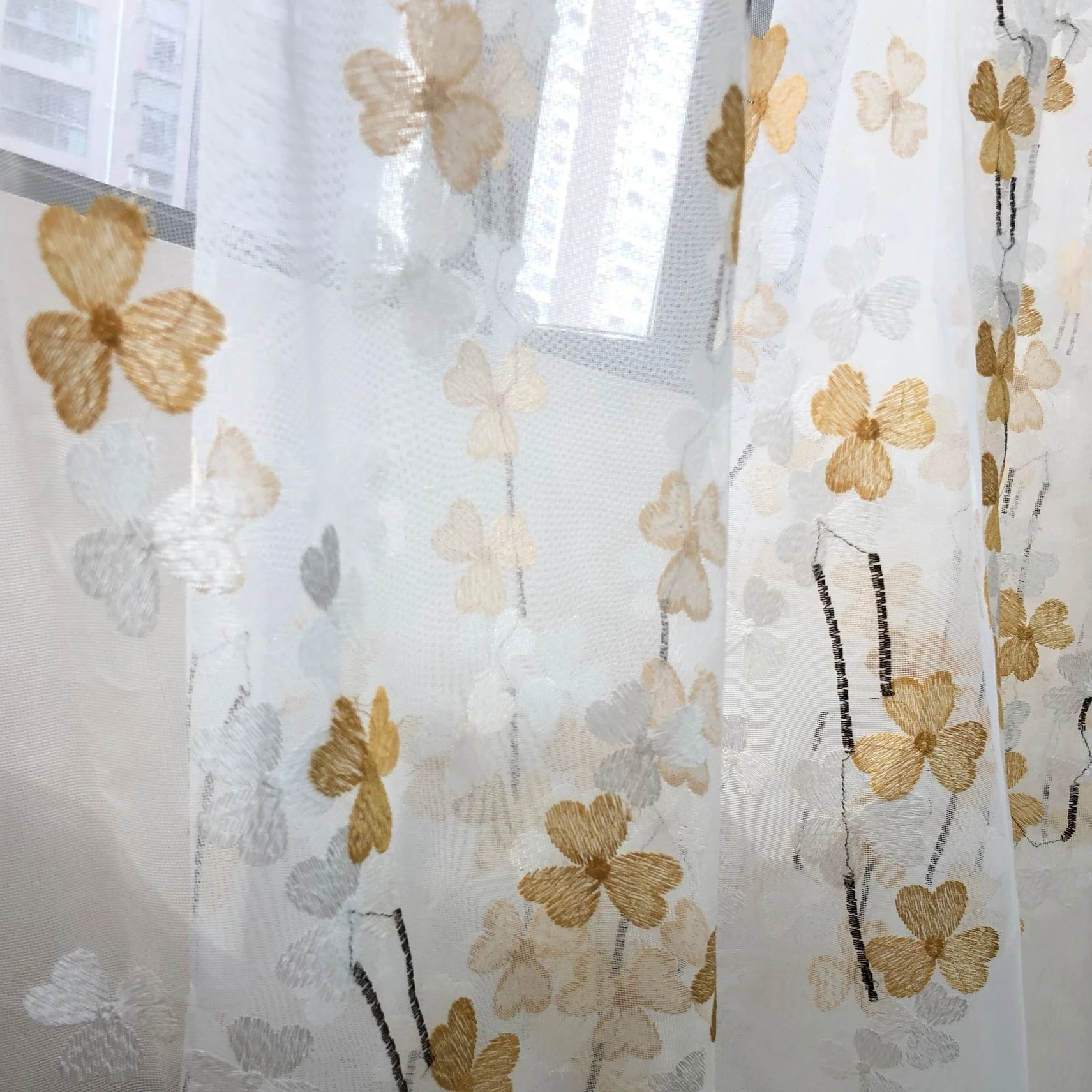 Занавеска в американском стиле белый прозрачный сарафан для гостиной кухни