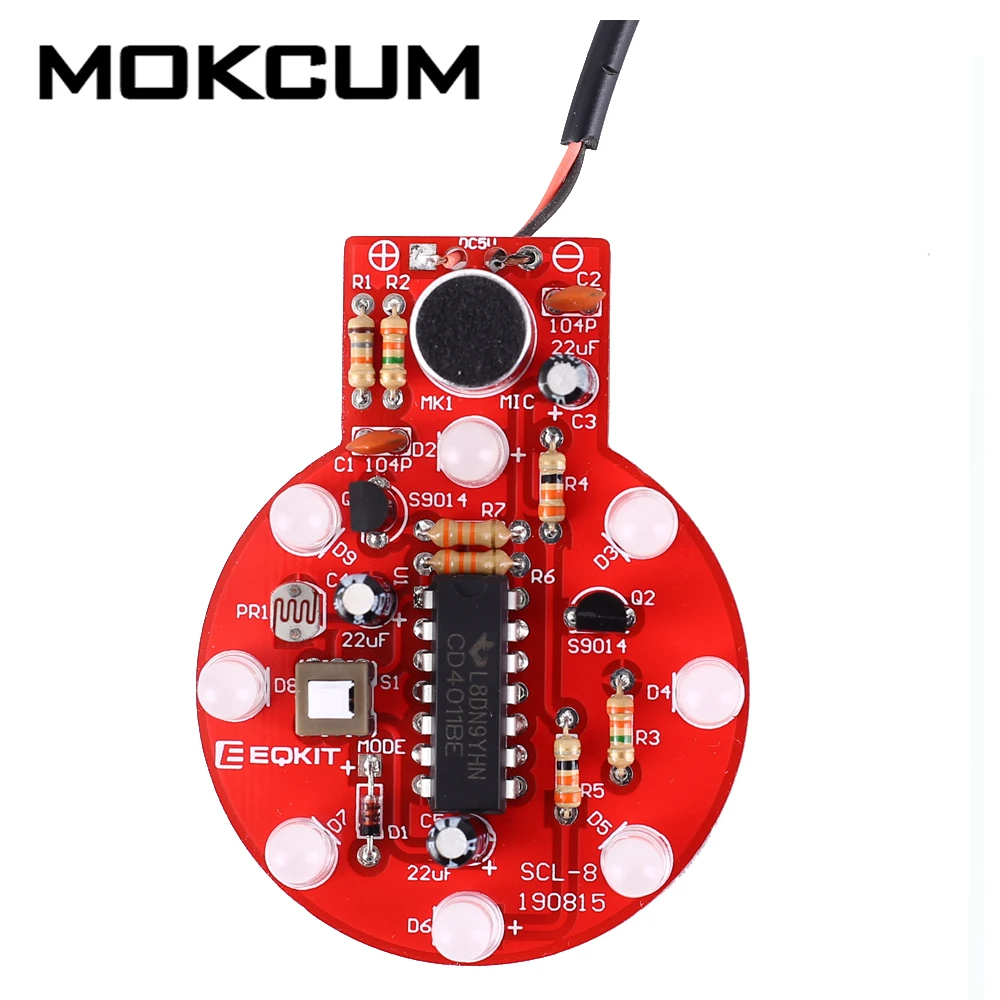 DIY Kit звуковой светильник контроллер светодиодный с задержкой голосовое