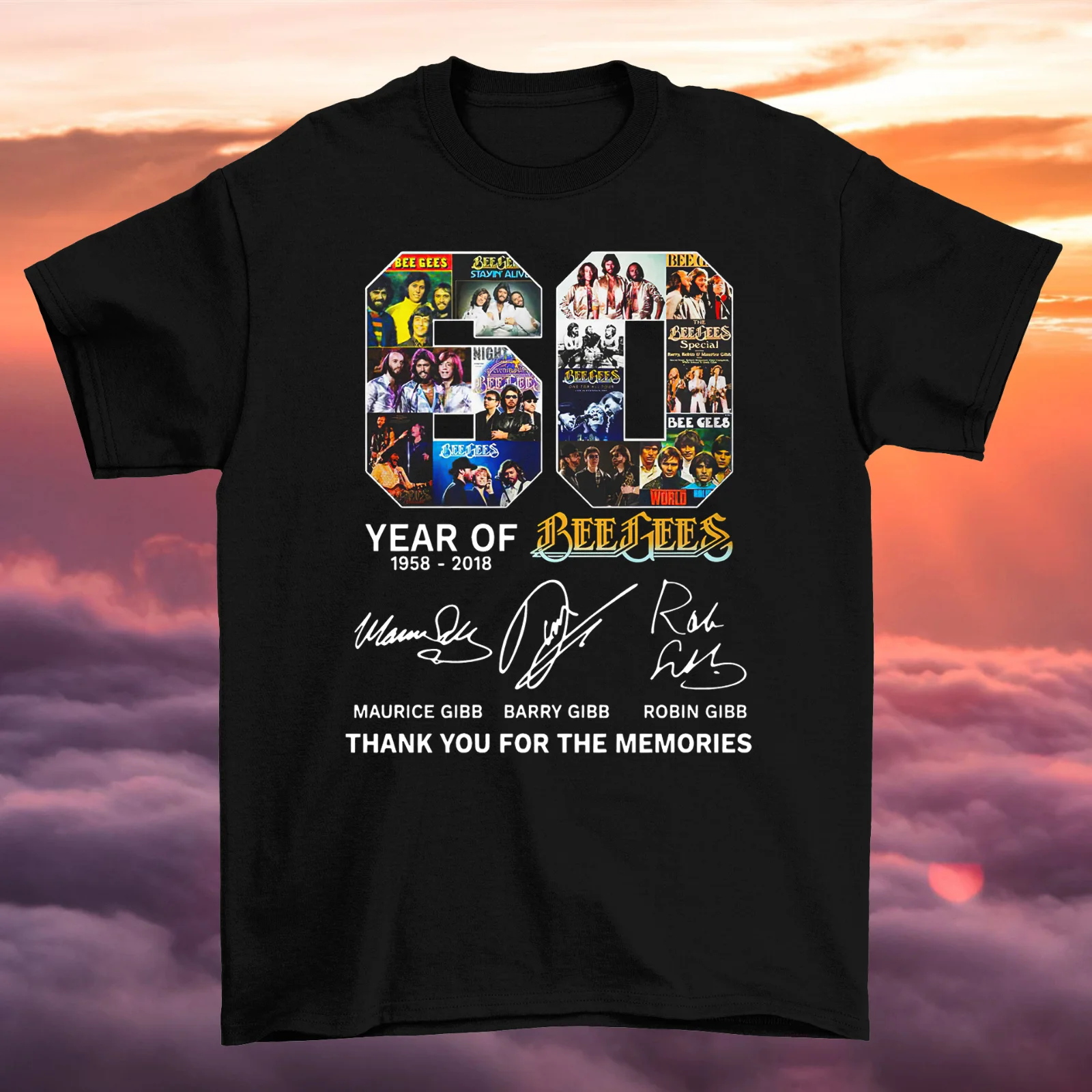 

Year Of Bee Gees Thank You For The Memories Black Unisex S-234Xl T-Shirt V1449 shirt women