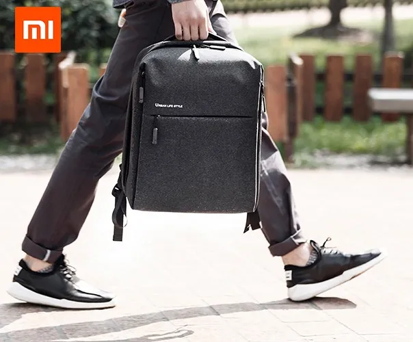 Рюкзак Xiaomi Mi Minimalist Backpack Urban Life Style Для ноутбуков диагональю 14 дюймов Объем 17 л
