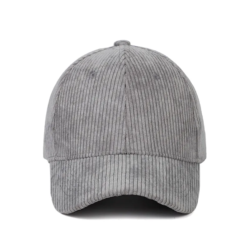 Вельветовая бейсбольная кепка для женщин Повседневная Свободная Зимняя с