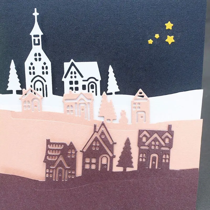 

Church Metal Cutting Dies Stencil DIY Scrapbooking Album Stamp Paper Card Emboss 57BB