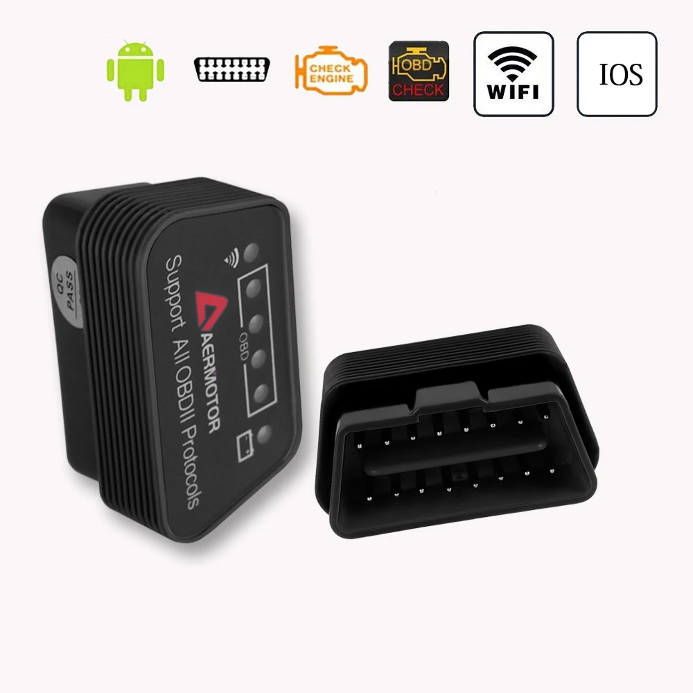 Автомобильный диагностический сканер ELM327 OBD ii Wifi /Bluetooth для Volvo XC90 2015 2016 2017 2018 2019