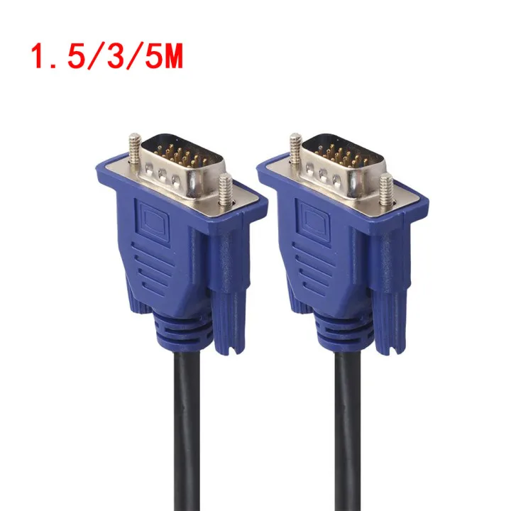 1 5 м/3 м/5 м VGA компьютерный удлинитель HD 15 Pin папа-папа Кабели шнур провод линия