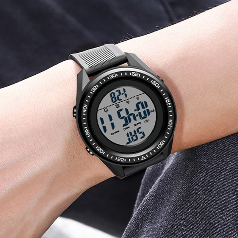 Часы SANDA Мужские Цифровые легкие водонепроницаемые 50 м японские спортивные