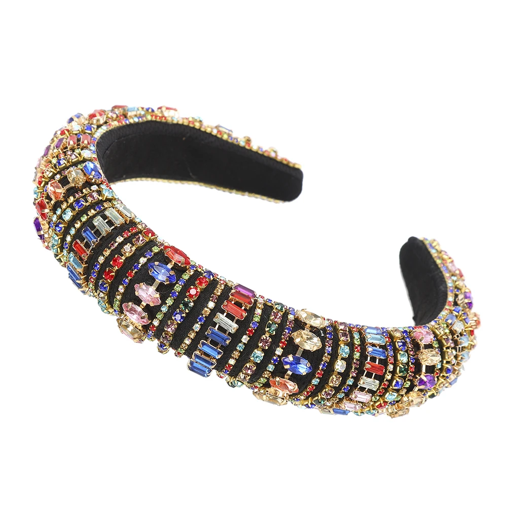 Женский обруч для волос AWAYTR яркий с блестящими стразами ограниченный выпуск| |